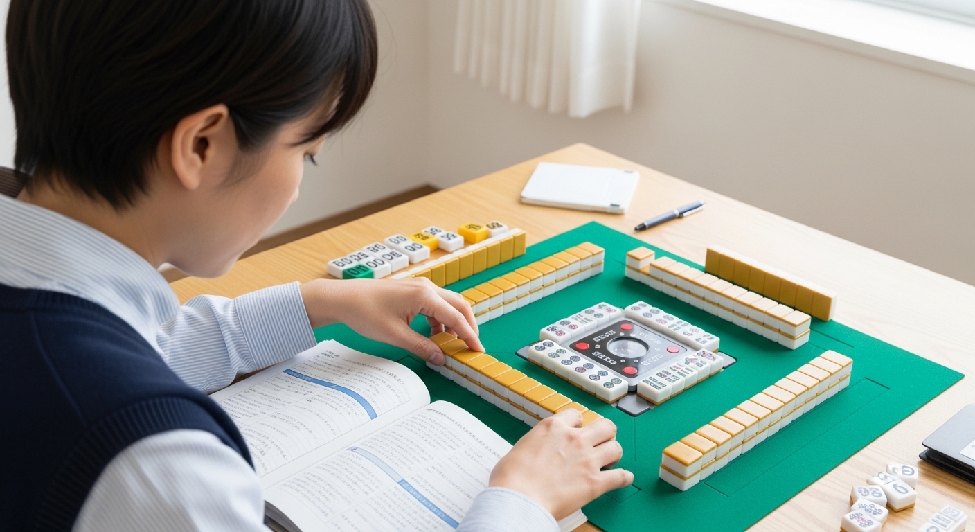 【初心者の独学法】麻雀を一人で勉強する時の効率的な覚え方